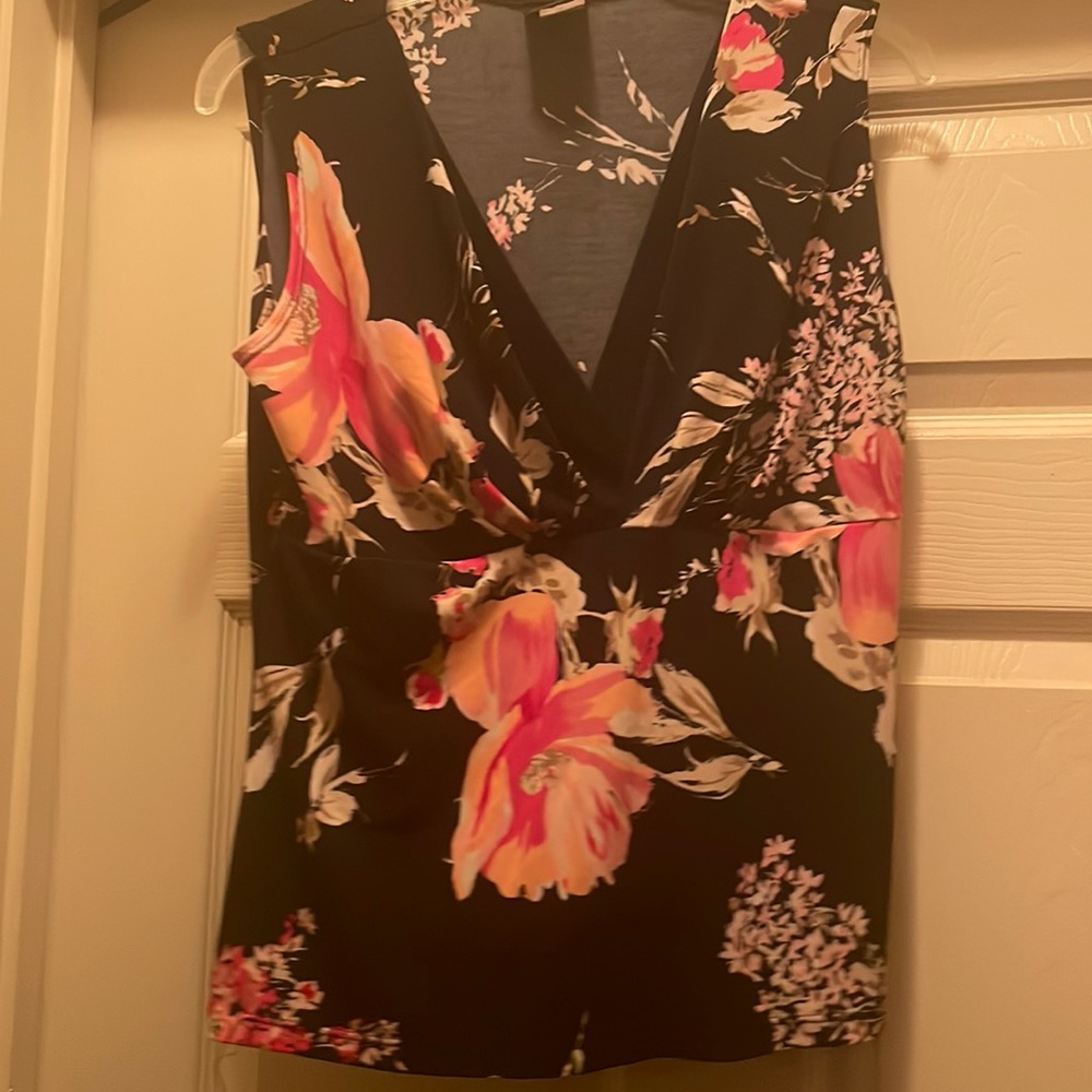 Size L floral tank beautiful colors brand -J.T.B